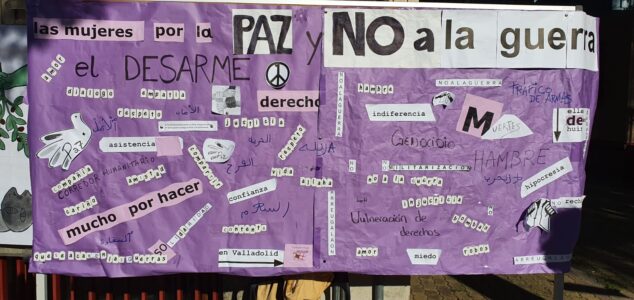 24 de mayo, Mujeres contra la Guerra. Concentración