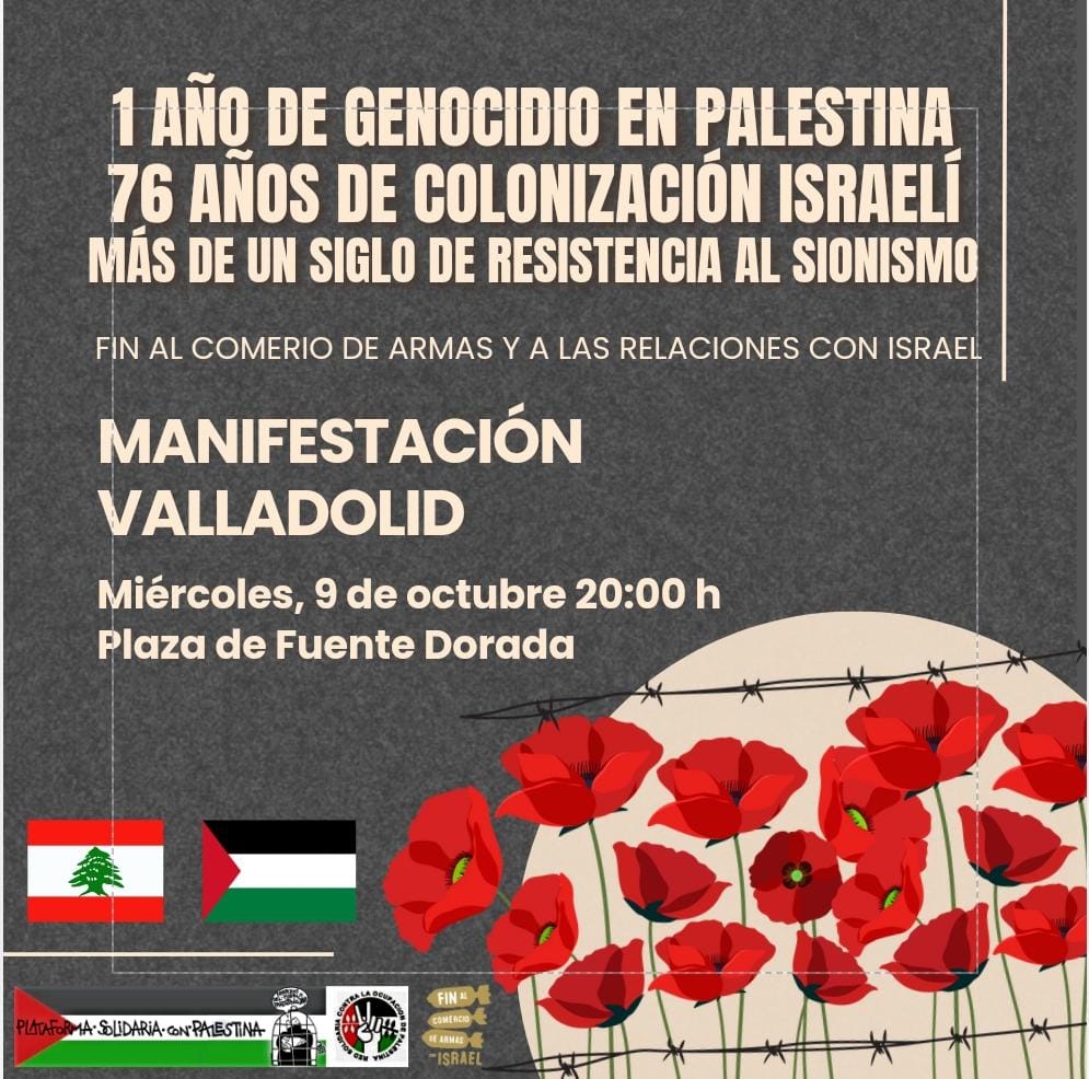 Manifestación contra el genocidio en Palestina