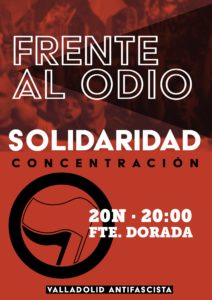 Concentración Antifascista. Contra el odio, solidaridad