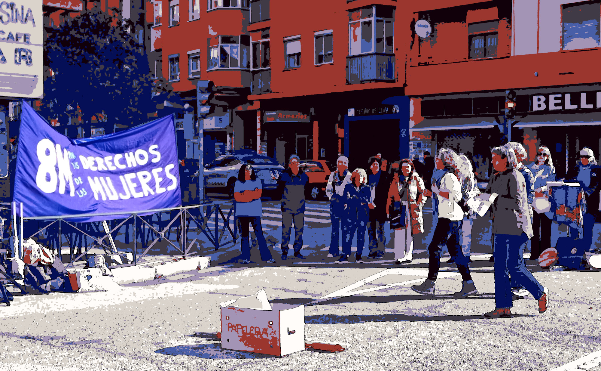 Fotomanipulación 8M Delicias Valladolid 2026